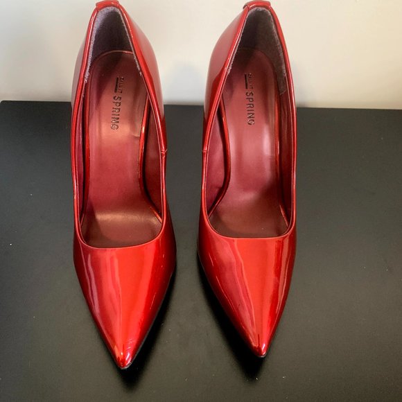 Call It Spring Ruby Red Stilettos - Picture 7 of 12